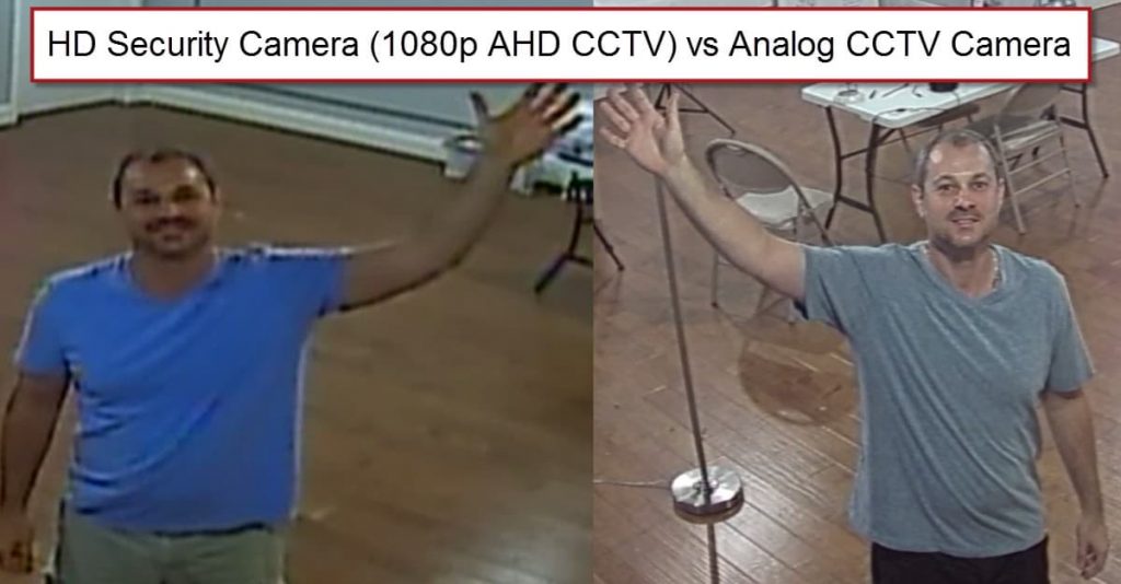 مقایسه کیفیت دوربین های ANALOG و AHD